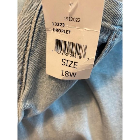 NWT DL1961 Hepburn Wide Leg High Rise Jeans size 18W - Picture 4 of 10